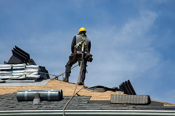 Professional Metal Roofing technician working in Columbia, NJ